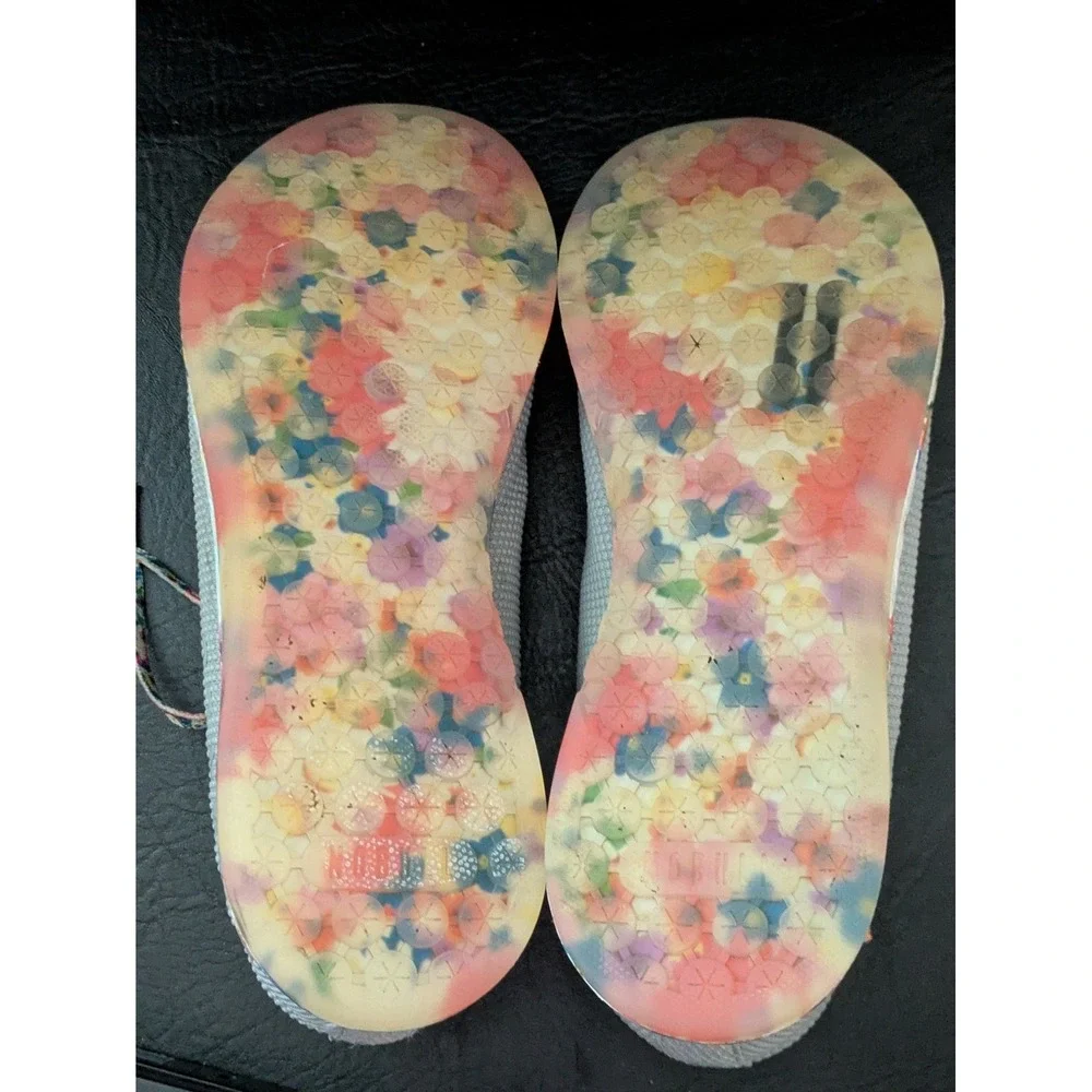 No Bull Gray Floral Trainers Workout Shoes Cross Fit Women 10.5 Men‎  9